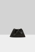 MARSÈLL Arriccio Leather Clutch Bag in Black