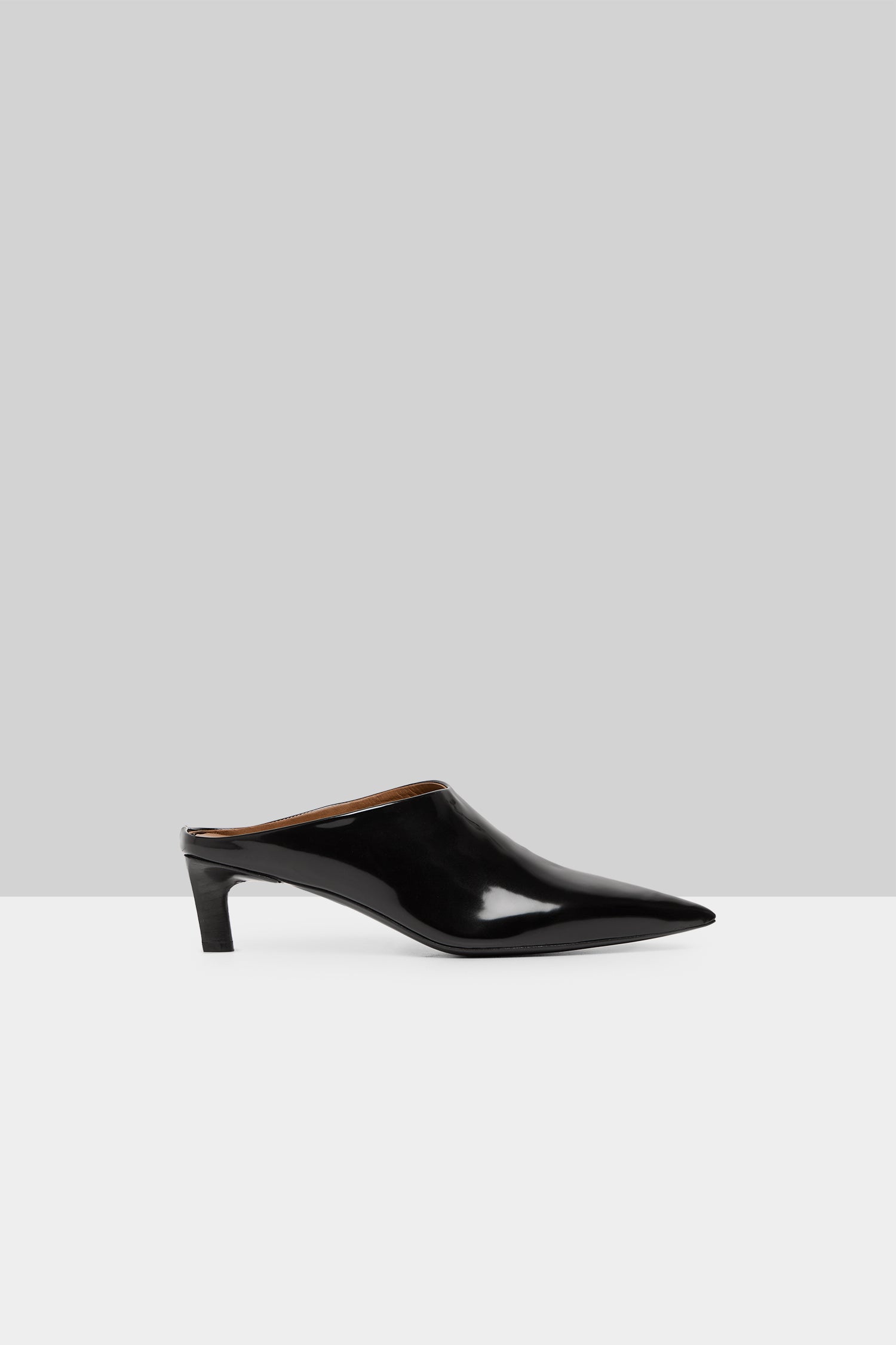 Aculeo Leather Mule in Black