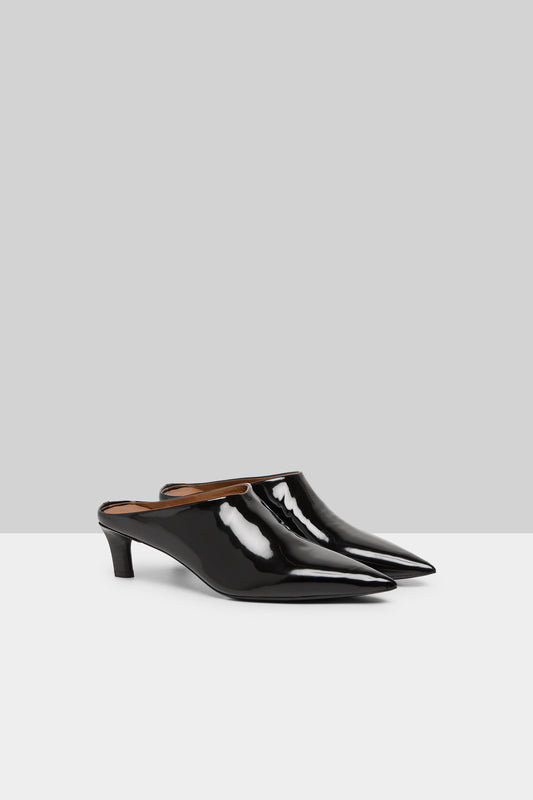 Aculeo Leather Mule in Black