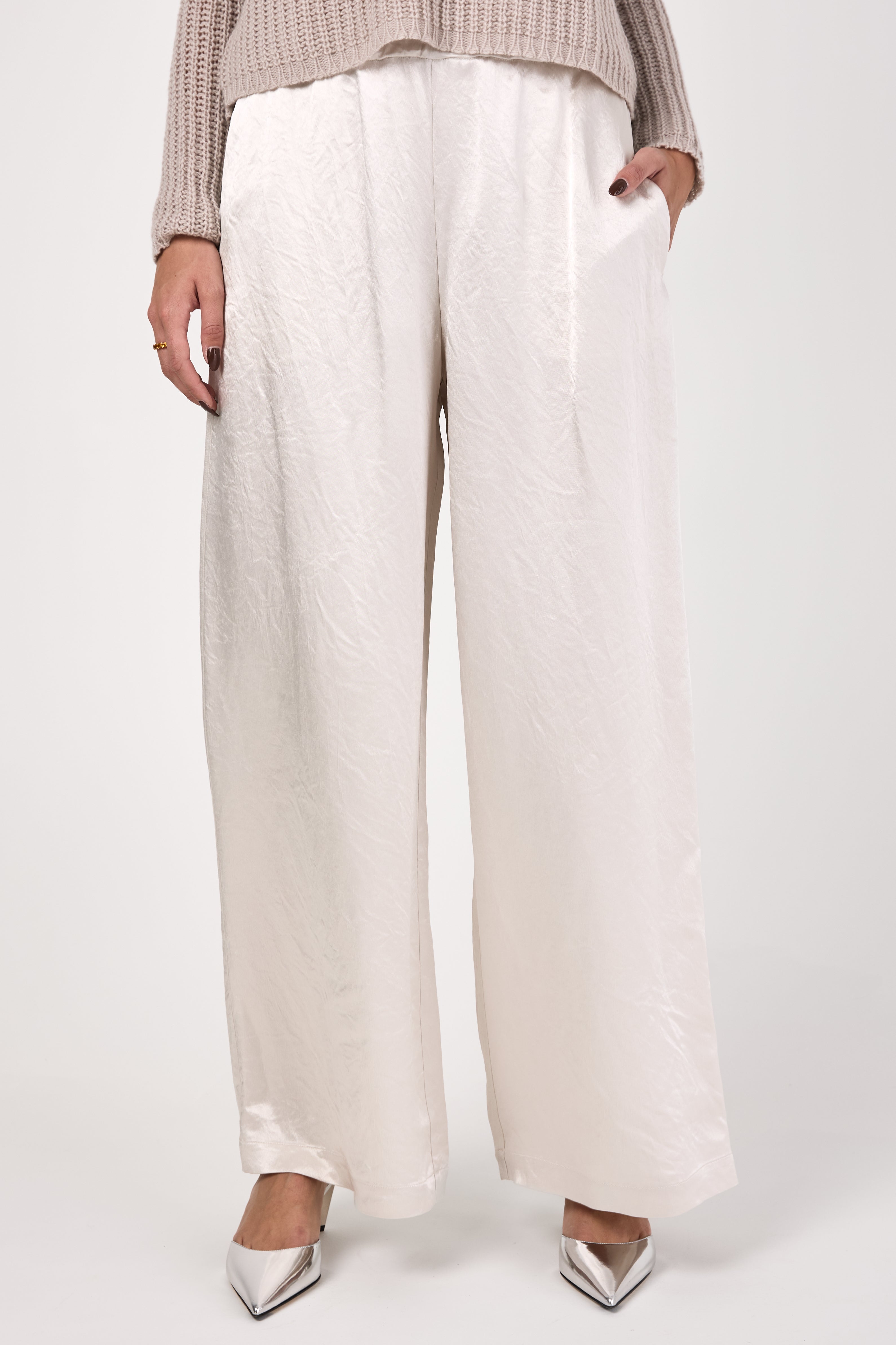 Accanto Trouser Pant in Pearl Grey