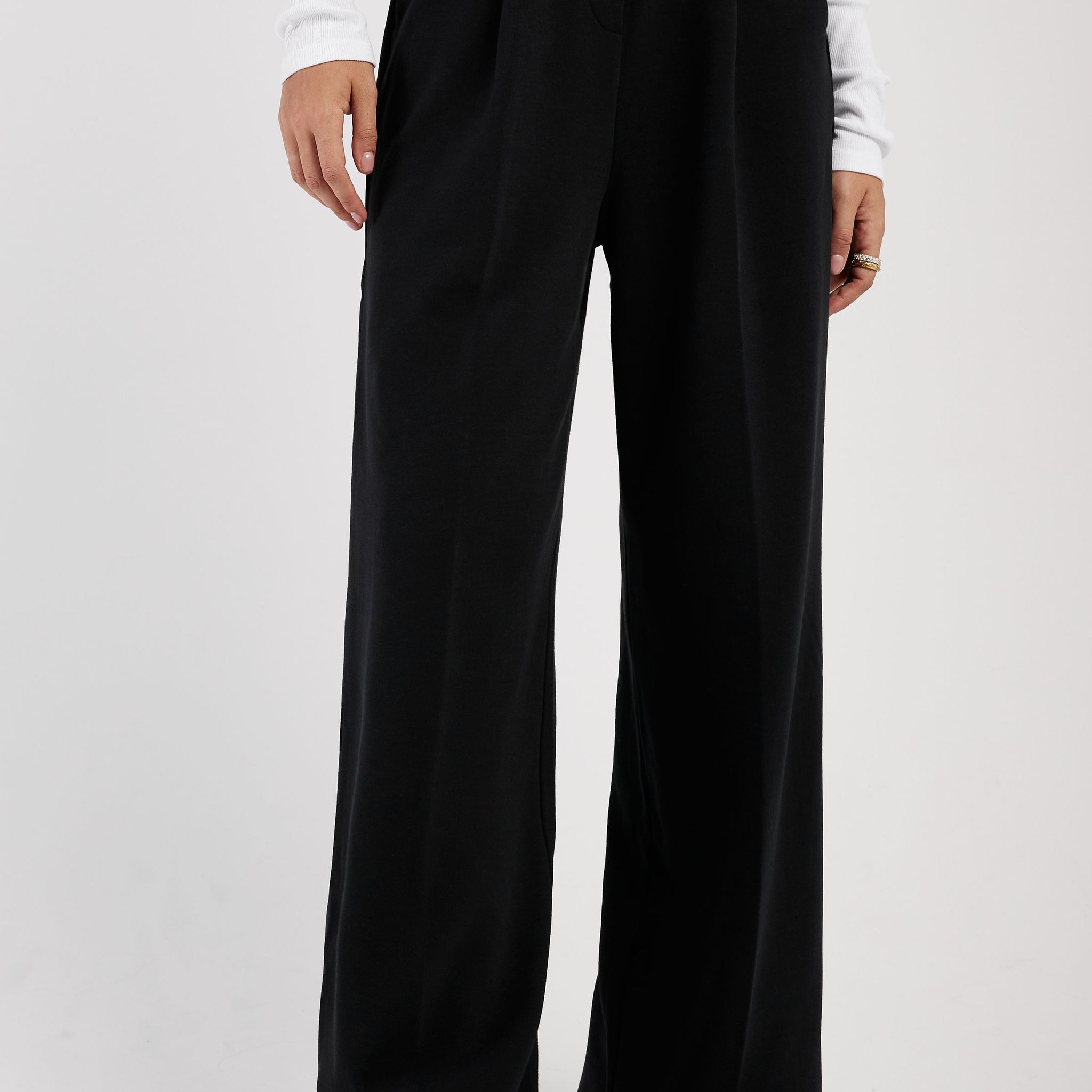 MAX MARA LEISURE Canter Jersey Pant in Black