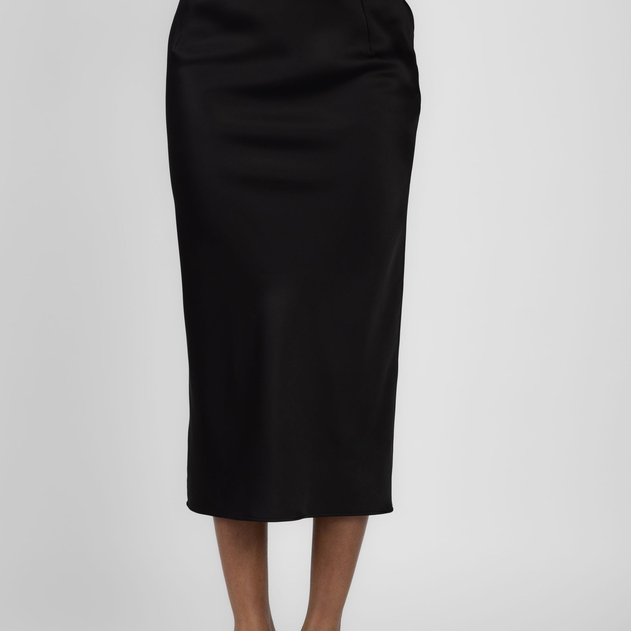 N°21 Tubular Viscose Skirt in Black