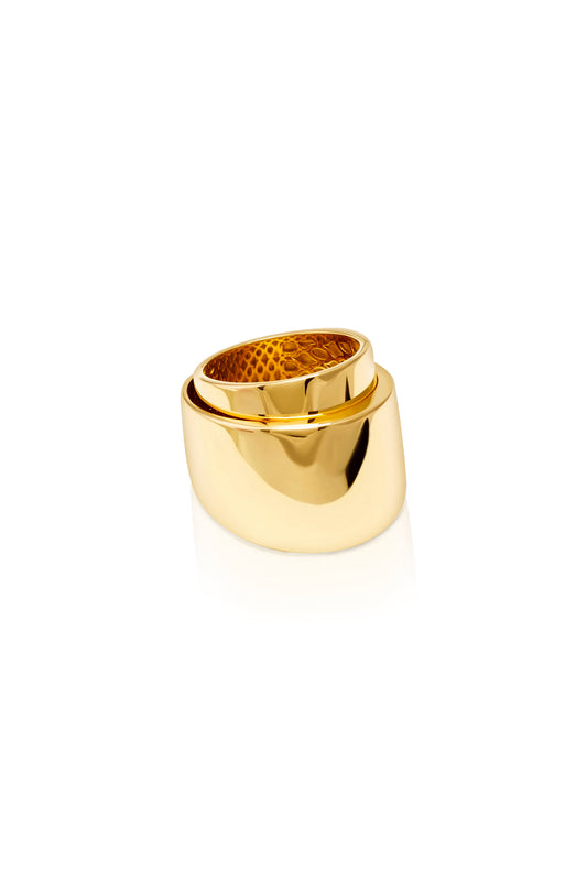 VELINA Oro Chunky Ring in 18k Yellow Gold
