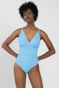 PELSO Ava N°32.8 One Piece Swimsuit in Wavy Light Blue