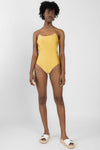 PELSO Camille N°50.1 One Piece Swimsuit in Luminous Gold