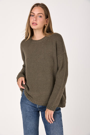 Cashmere Volume Pullover in Ollie