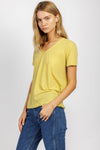 PRIVATE 0204 Crepe Cotton Tee in Carry