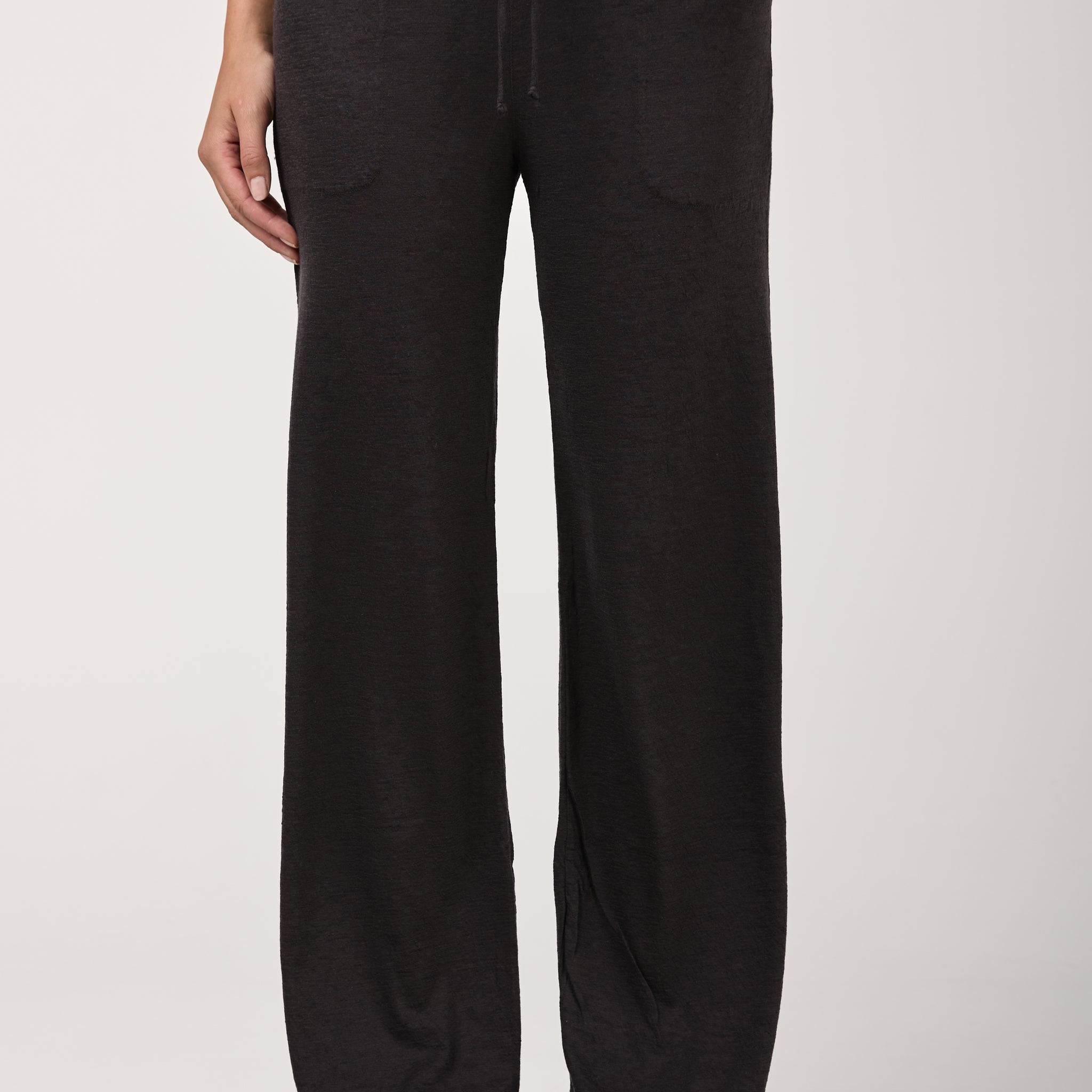Fine Cool Cashmere Pants in Cafe Grey