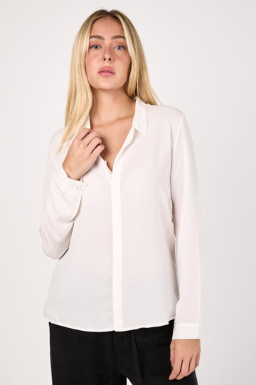 Silk Shirt in White