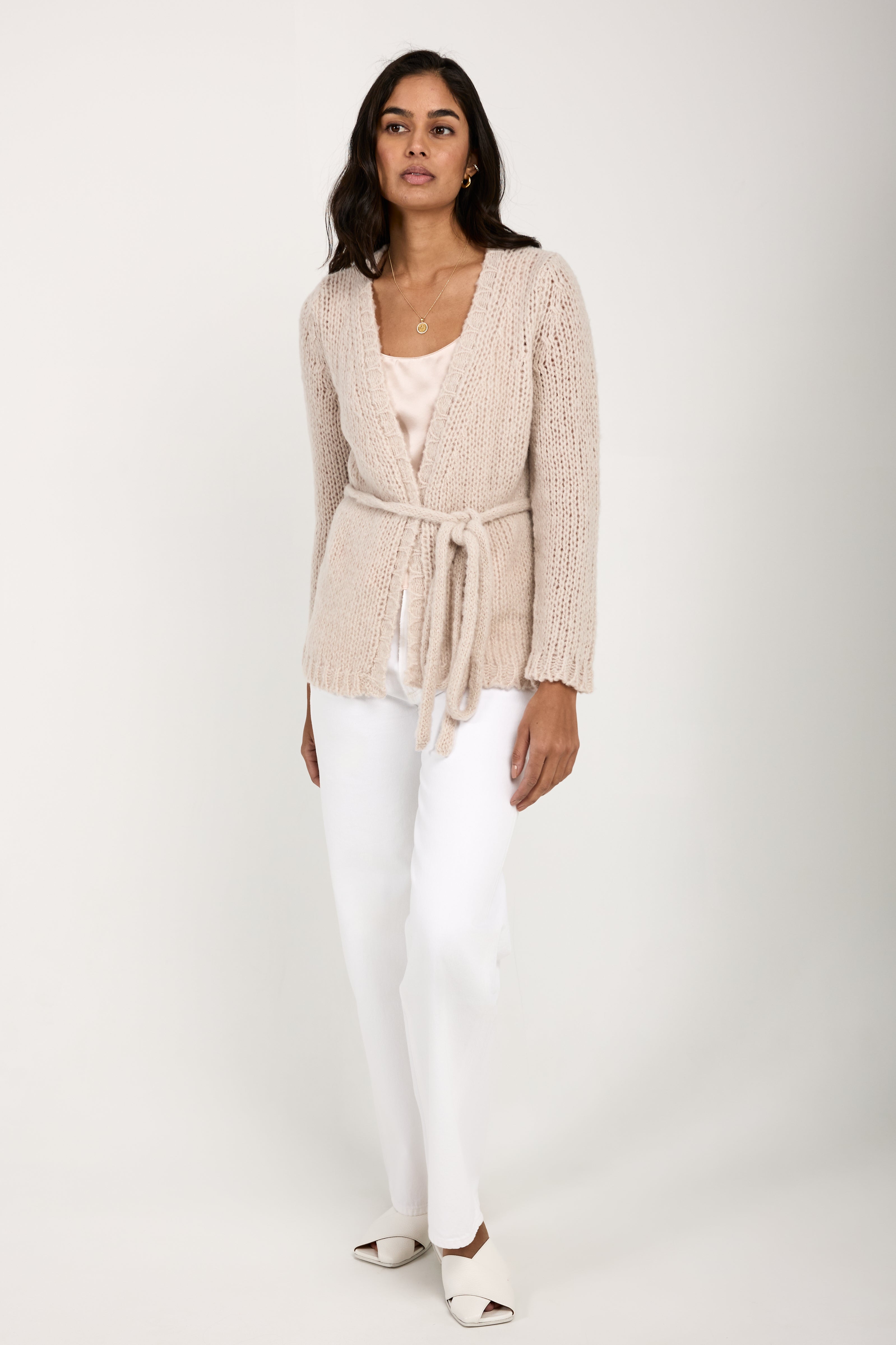 Super Airy Cashmere Cardigan in Sable