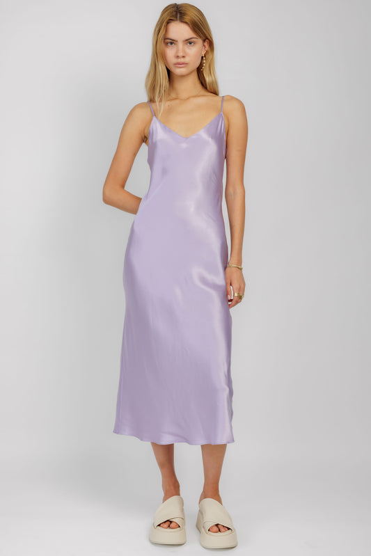 SABLYN Taylor Silk Slip Dress in Prism
