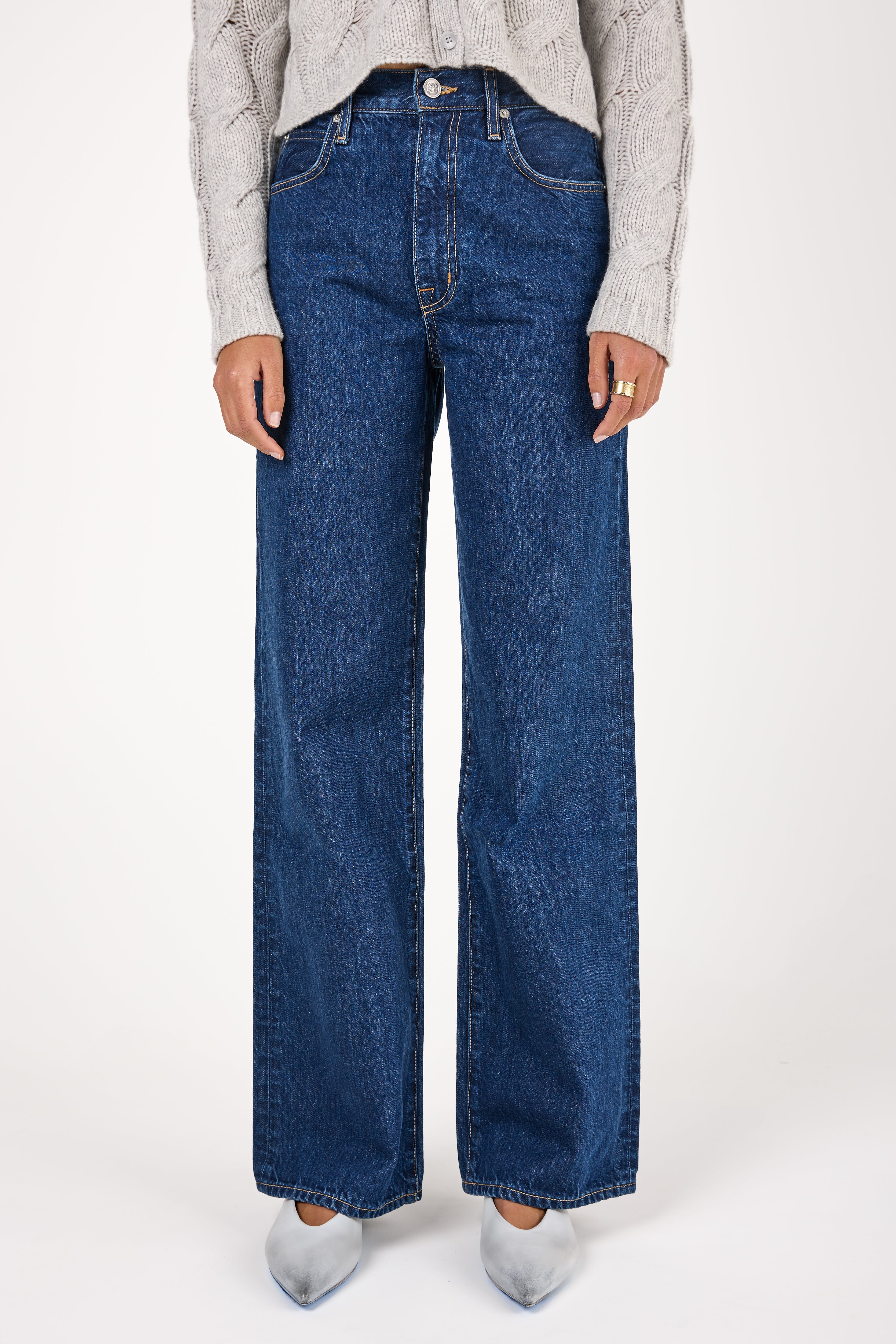 Grace High Rise Jean in Evermore