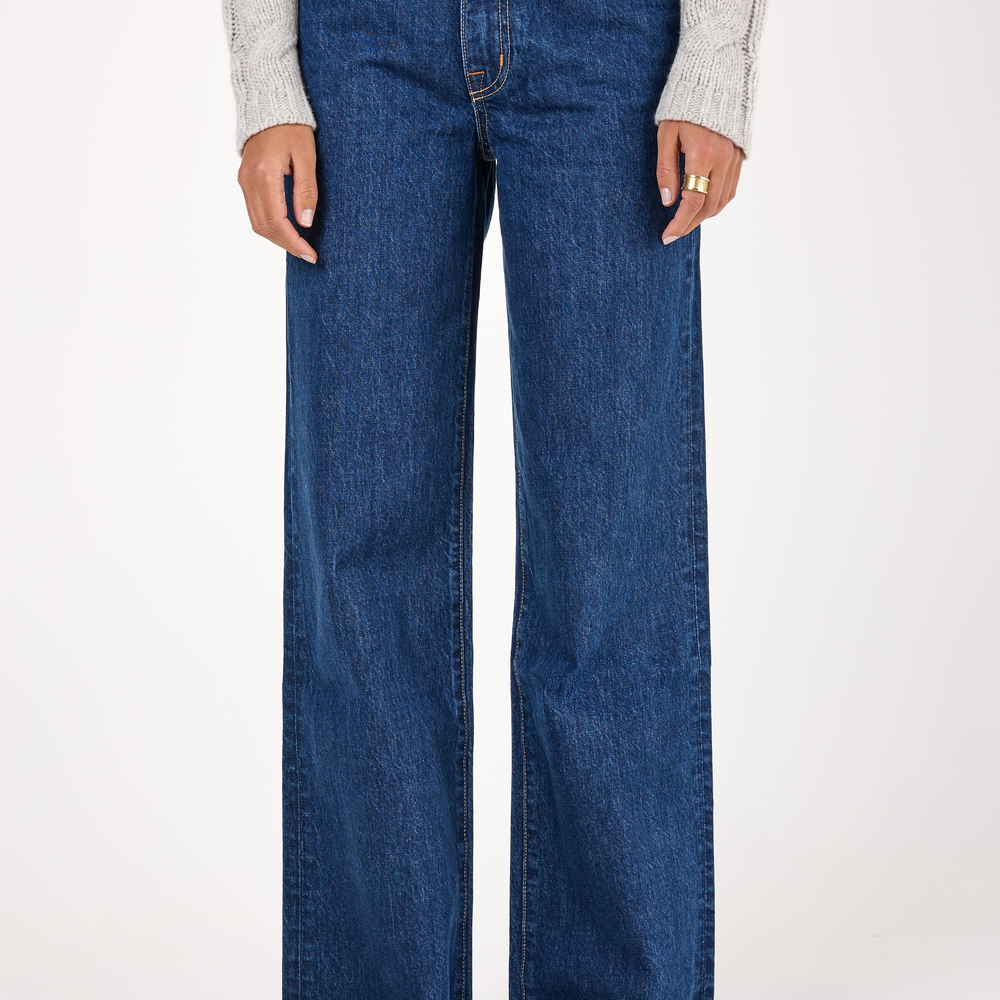 Grace High Rise Jean in Evermore