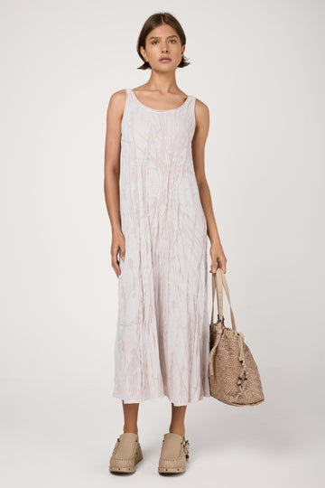 Sleeveless Midi Dress in Sand