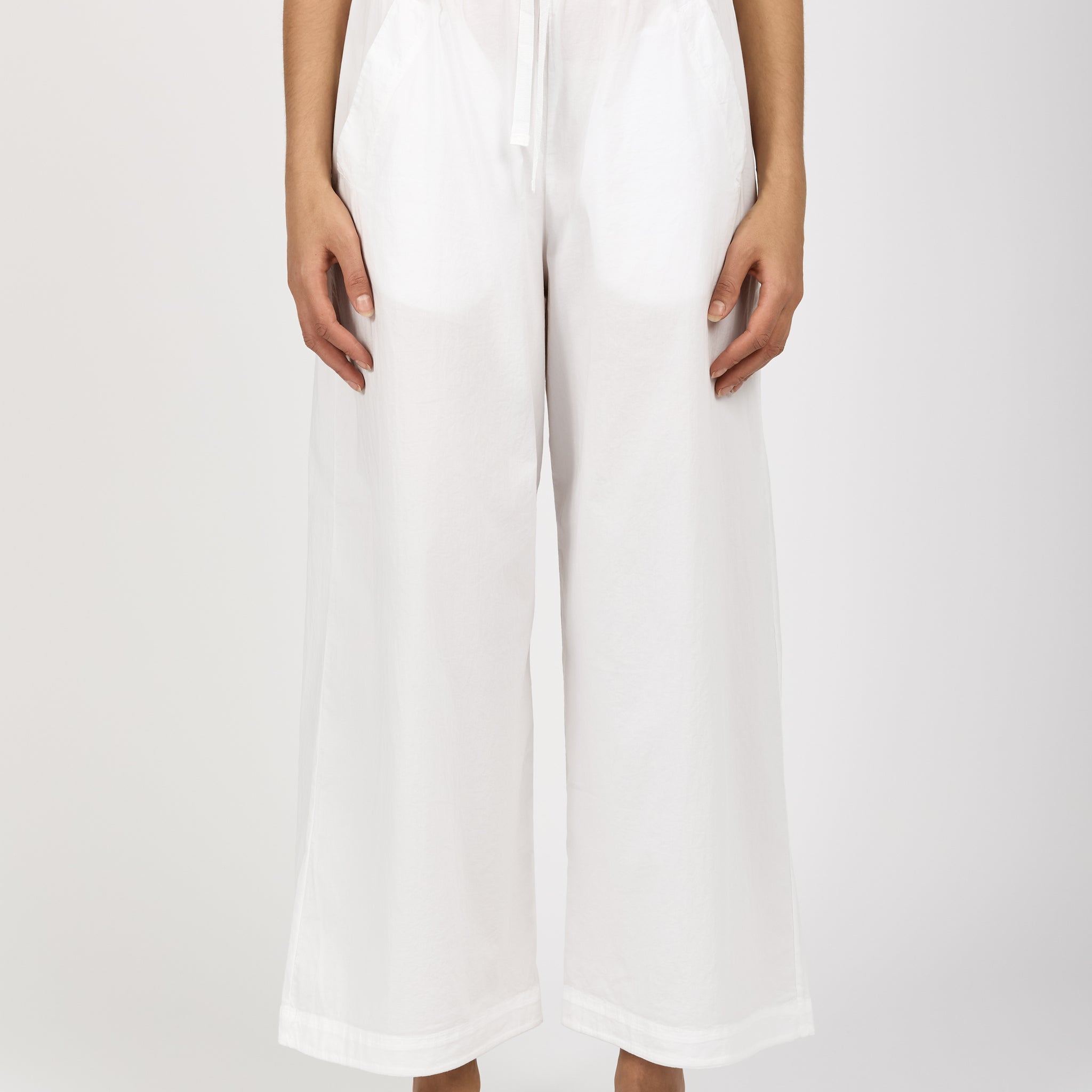 Wide Leg Pant in Optical White