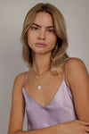L.A. STEIN Opal Diamond Pendant Necklace with Chain