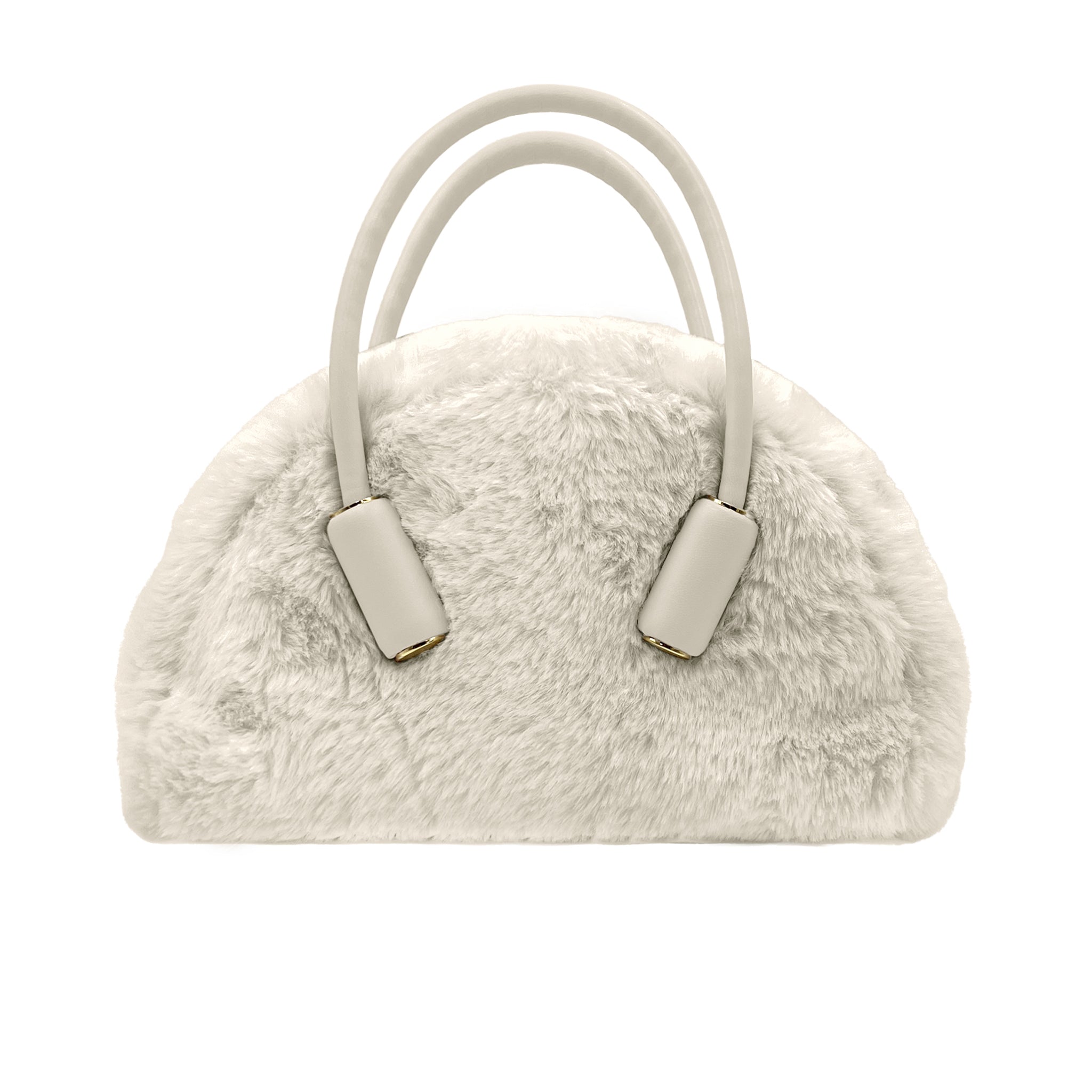 Selene Fur Bag in Shell