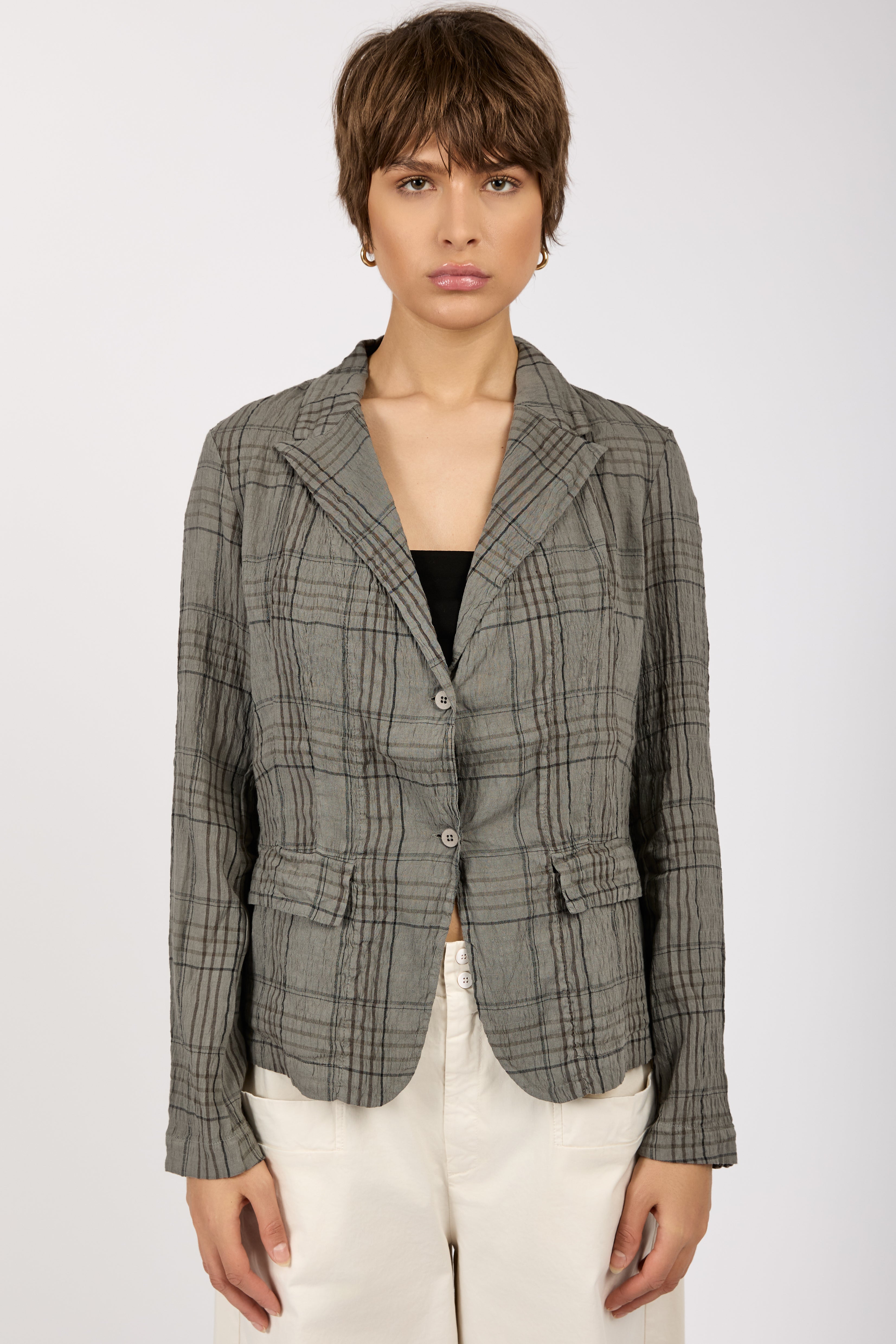 Blazer Jacket in Grey