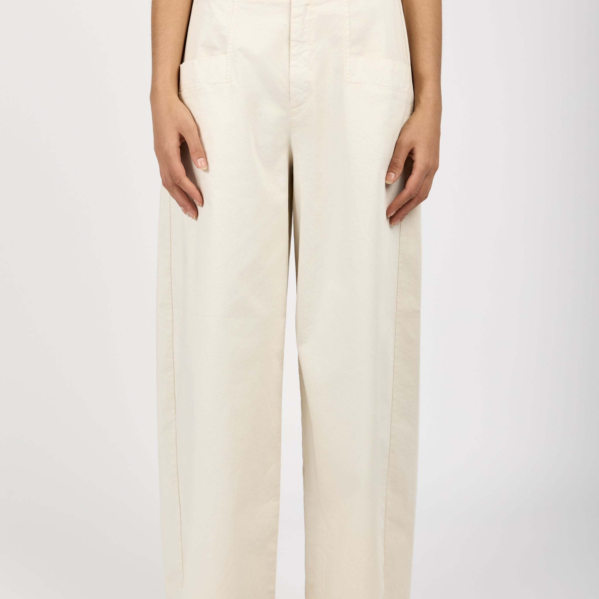 Comfort Fit Trouser Pant in Ivory