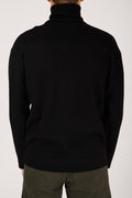 TRANSIT High Neck Zip Jacket in Black
