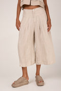 TRANSIT Linen Flared Trouser in Sand