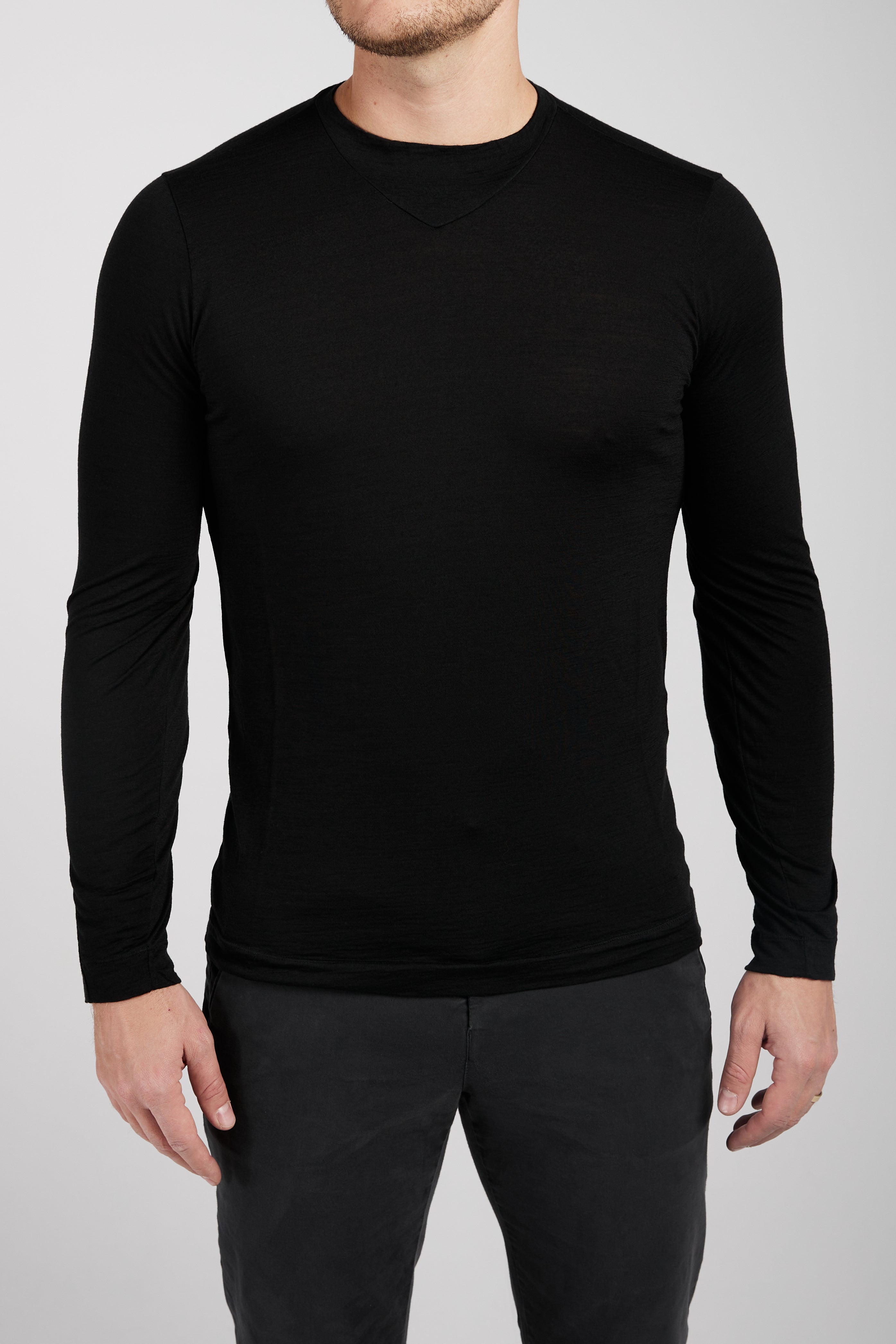 Long Sleeve Shirt in Black