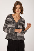 TRANSIT Oversized Wool Cardigan in Anthracite