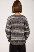 TRANSIT Oversized Wool Cardigan in Anthracite
