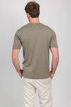 TRANSIT Seam Detail T-Shirt in Steel Grey