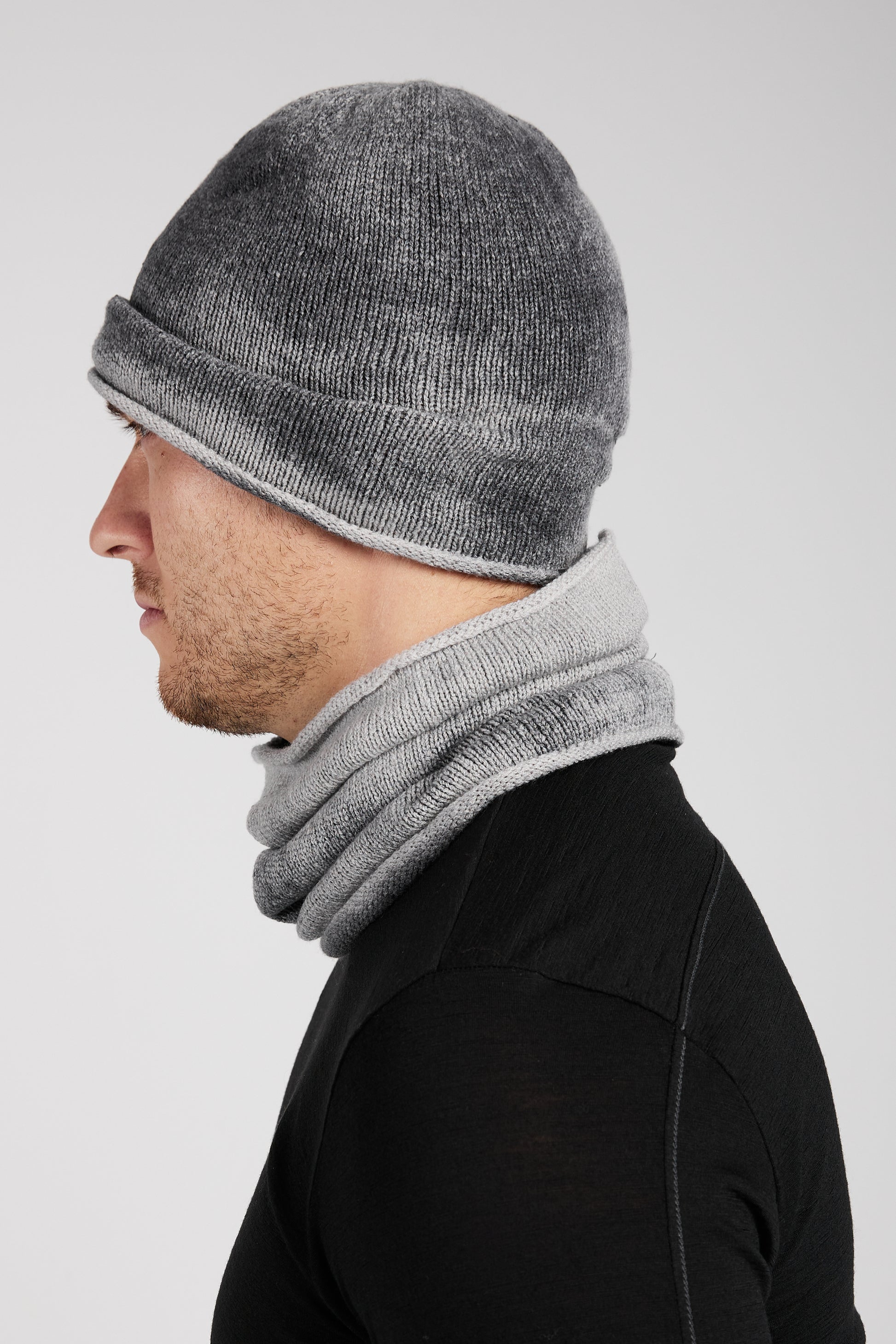 TRANSIT Wool Scarf in Charcoal