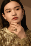 VELINA 2 Carat Diamond Abbraccio Ring in 18k Yellow Gold