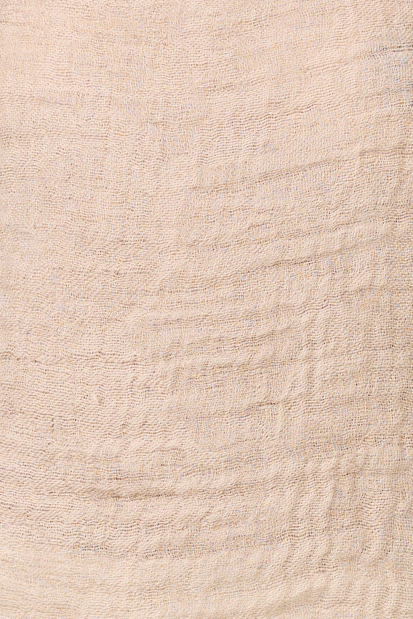 LA BOTTEGA DI BRUNELLA Cairo Linen Scriba Poncho in Naturale
