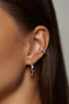 VELINA Diamond Ear Cuff in 18k White Gold
