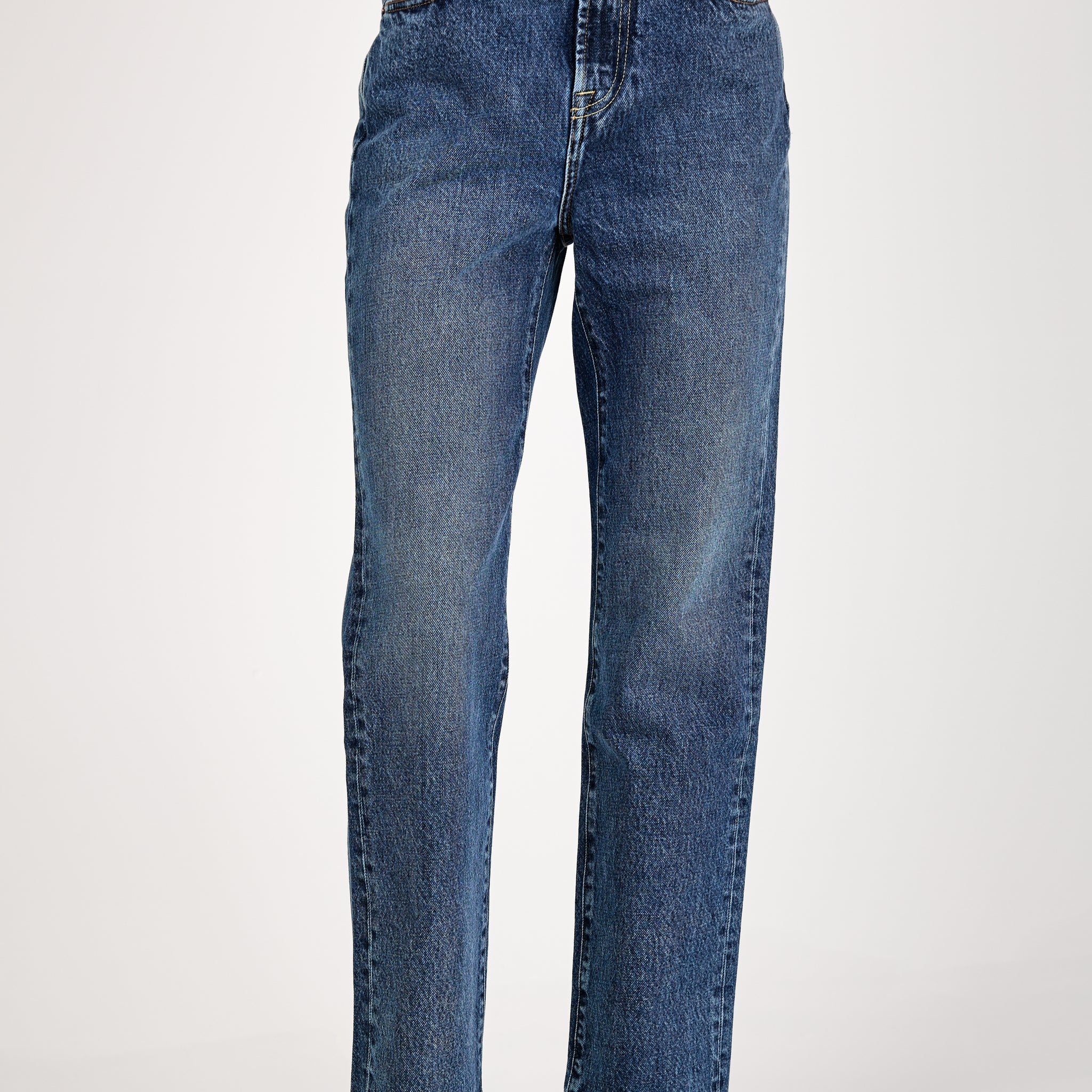 High Rise Jean in Medium Blue