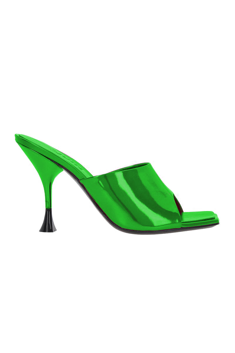 Asia Vegas Heels in Emerald