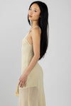 AERON Sirena Cotton Maxi Dress in Creme
