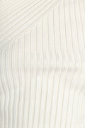 AERON ZERO301 Short Sleeve One Shoulder Top in Creme