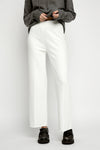 ATM French Terry Wide Leg Sweatpant in Porcelain