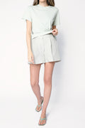 ATM Linen Rayon Twill Short in Frost