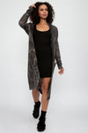 AVANT TOI Alpaca Shawl Long Cardigan in Mushroom