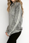 AVANT TOI Fur Stitch Pullover with Ribbed Back in Husky