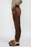 AVANT TOI Hand Painted Silk Jogging Pant in Cioccolato