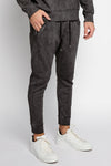 AVANT TOI Sweatpants With Dirty Effect in Charcoal