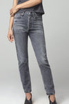 CITIZENS OF HUMANITY Charlotte High Rise Straight Jeans in Grayscale