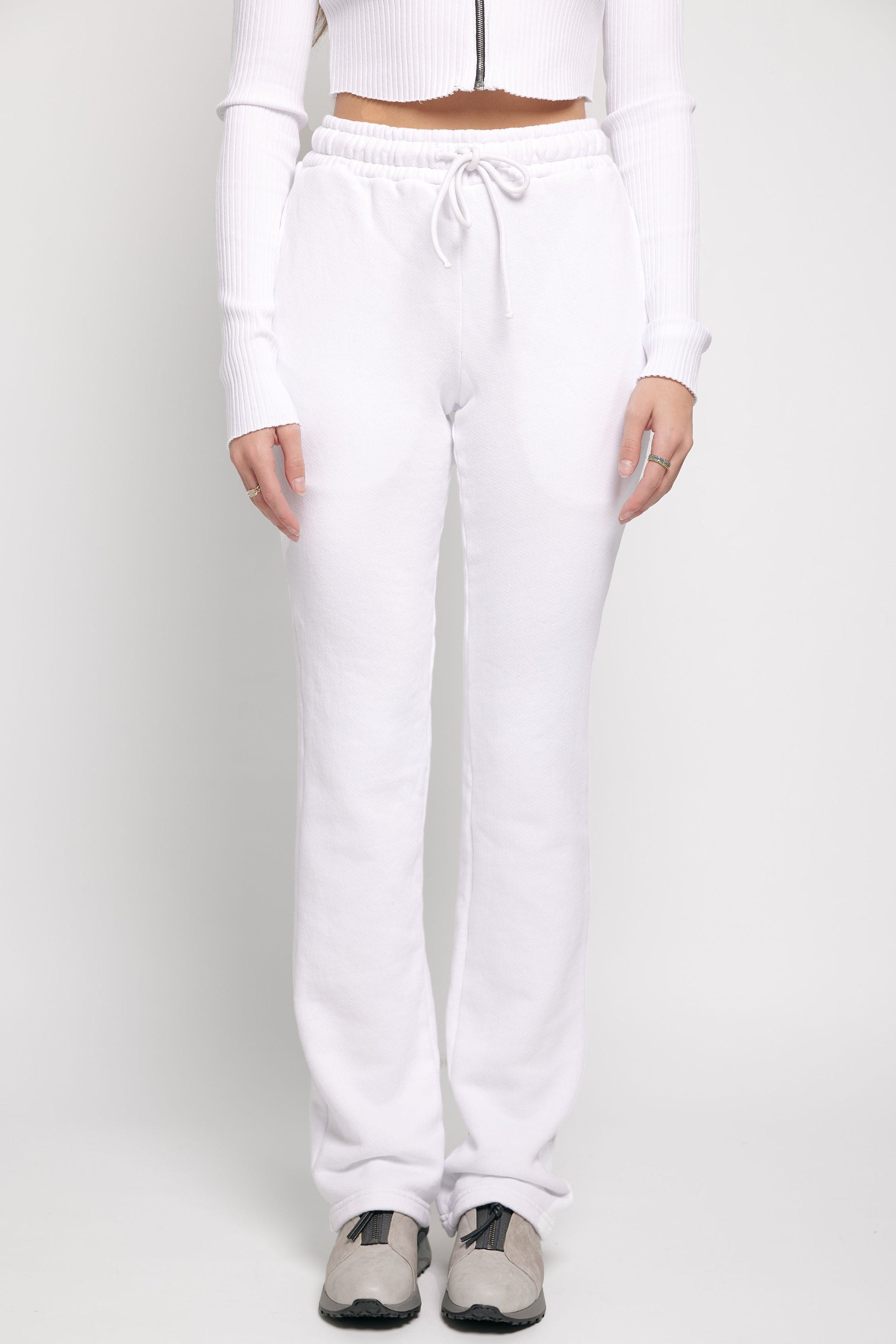 COTTON CITIZEN Brooklyn Trouser Pant in White