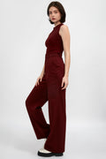 COTTON CITIZEN London Relaxed Pant in Wine