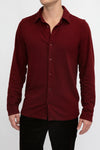 COTTON CITIZEN Presley Button Down Shirt in Brick