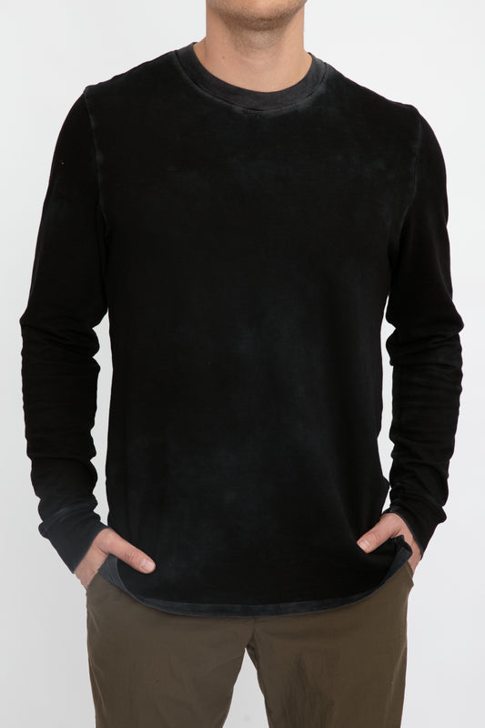 COTTON CITIZEN Presley Long Sleeve T-Shirt in Vintage Black