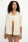 COTTON CITIZEN Santorini Shirt in Oatmeal