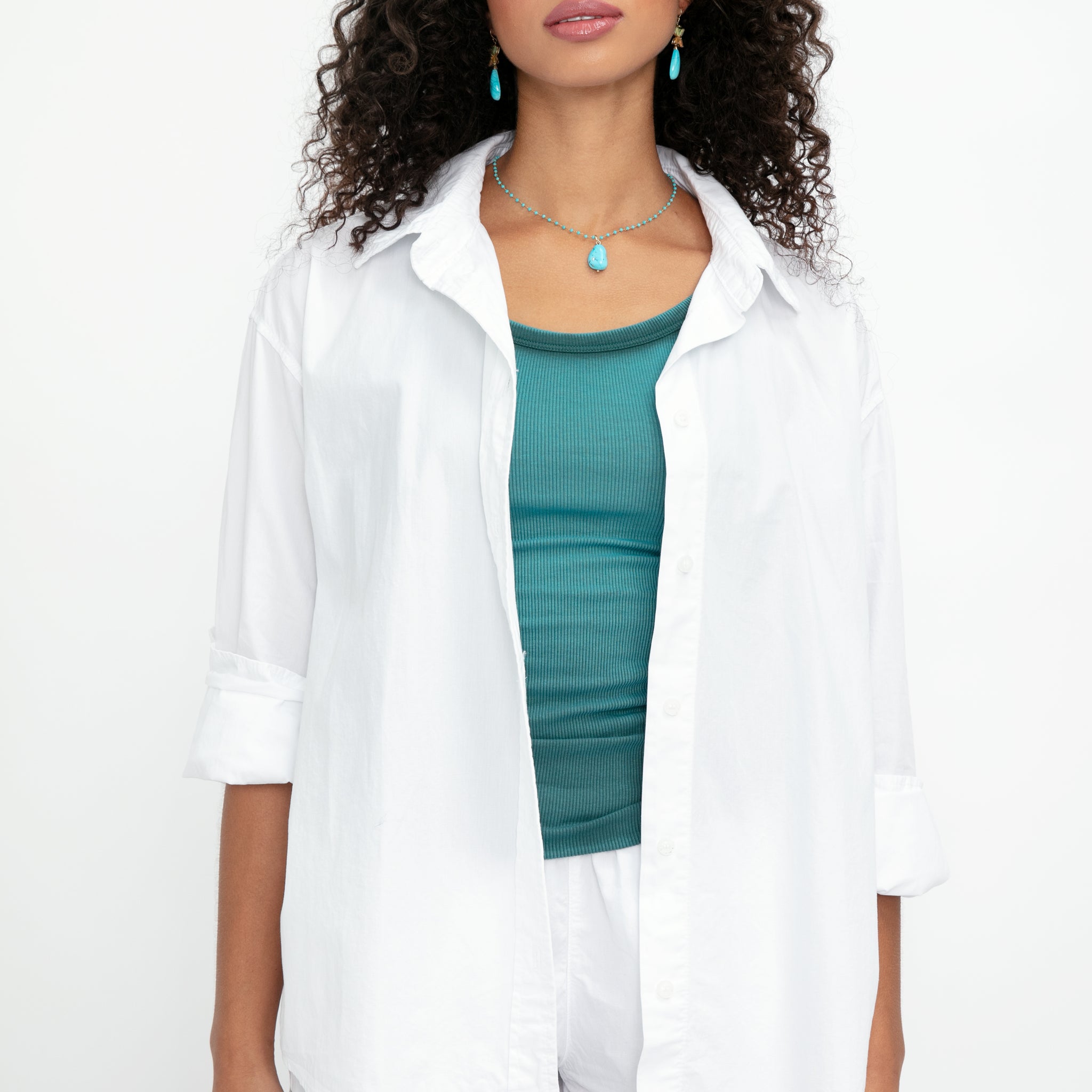 COTTON CITIZEN Santorini Shirt in White